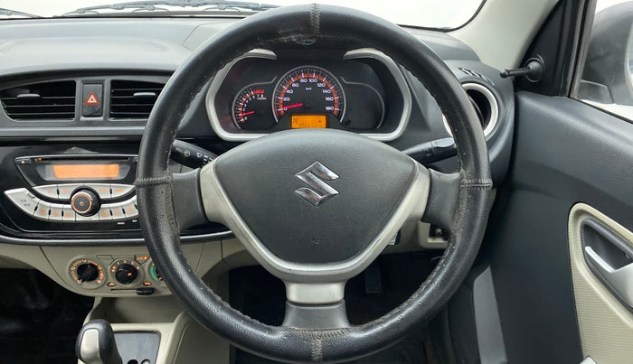 2015 Maruti Alto K10 VXI AMT P, Petrol, Automatic, 55,630 km, Steering Wheel Close Up