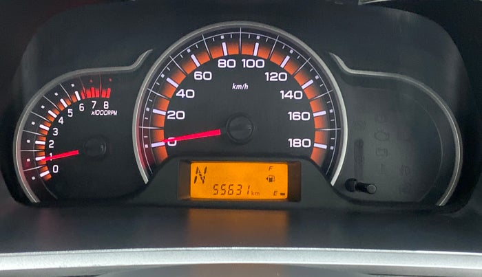 2015 Maruti Alto K10 VXI AMT P, Petrol, Automatic, 55,630 km, Odometer Image