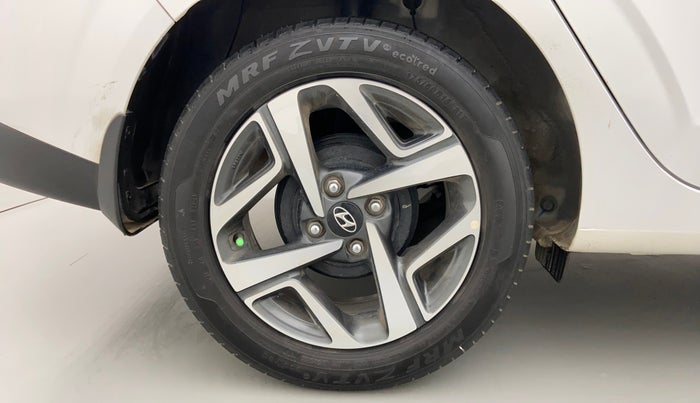 2021 Hyundai AURA SX PLUS 1.2 AMT, Petrol, Automatic, 38,710 km, Right Rear Wheel