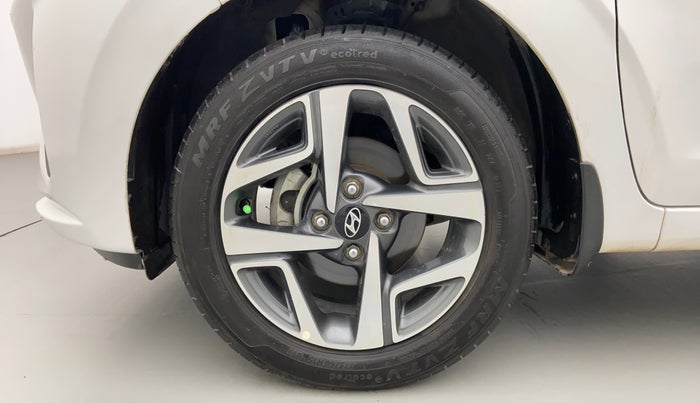 2021 Hyundai AURA SX PLUS 1.2 AMT, Petrol, Automatic, 38,710 km, Left Front Wheel