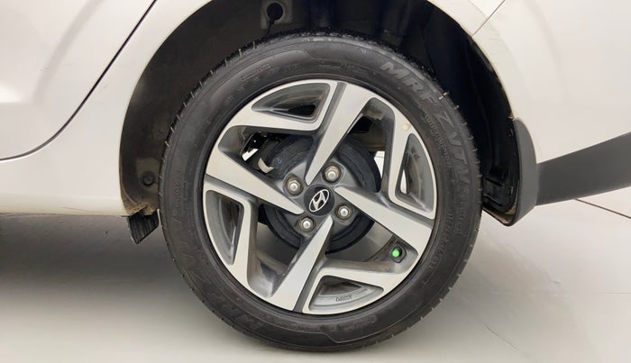 2021 Hyundai AURA SX PLUS 1.2 AMT, Petrol, Automatic, 38,710 km, Left Rear Wheel