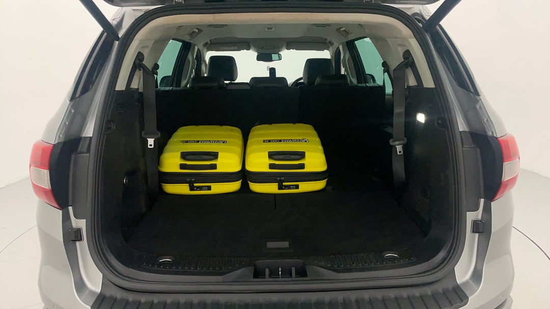 Boot Inside View with Luggage