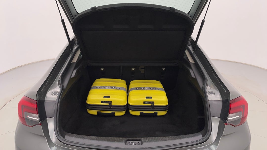 Boot Inside View with Luggage