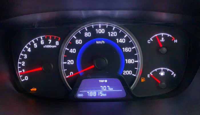 2014 Hyundai Grand i10 SPORTZ 1.2 KAPPA VTVT, Petrol, Manual, 78,739 km, Odometer View