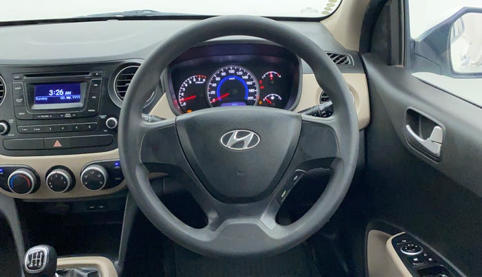 2014 Hyundai Grand i10 SPORTZ 1.2 KAPPA VTVT, Petrol, Manual, 78,739 km, Steering Wheel Close-up