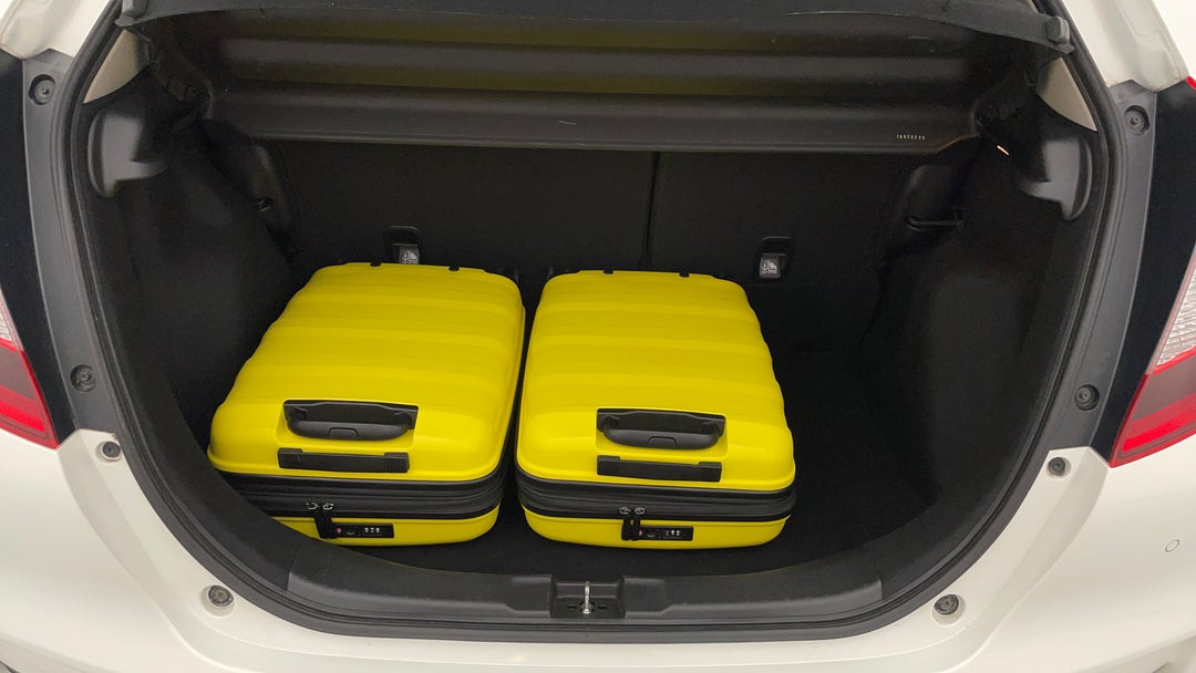 Boot Inside View with Luggage
