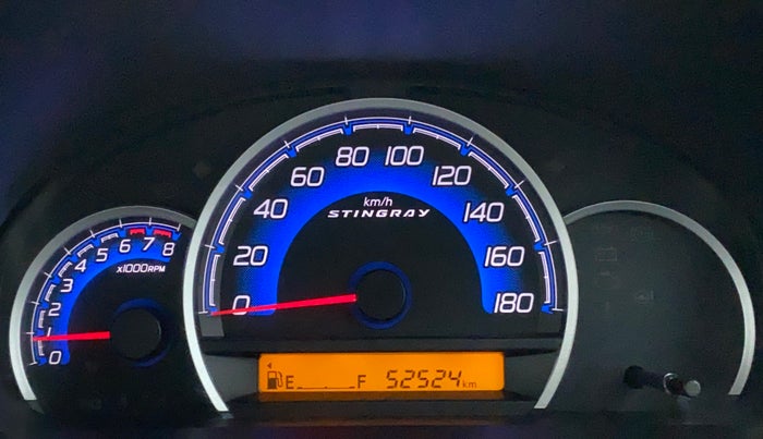 2015 Maruti Wagon R Stingray VXI, Petrol, Manual, 52,524 km, Odometer Image
