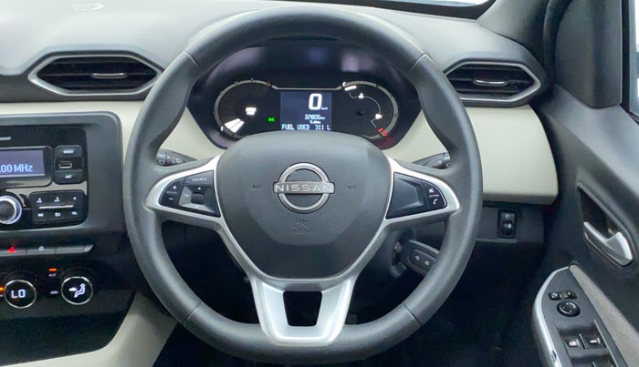 2021 Nissan MAGNITE XL TURBO, Petrol, Manual, 33,024 km, Steering Wheel Close Up