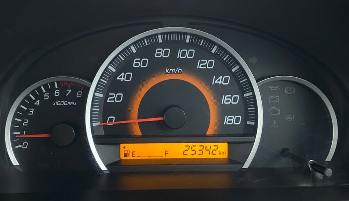 2016 Maruti Wagon R 1.0 VXI, Petrol, Manual, 25,451 km, Odometer Image