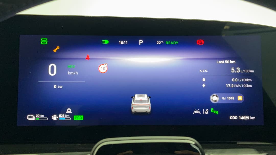 2025 Omoda 9 Shs Virtue AWD, Automatic, 14629 km, Odometer View