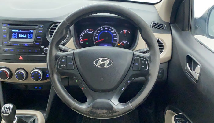 2015 Hyundai Grand i10 ASTA 1.2 KAPPA VTVT, Petrol, Manual, 96,610 km, Steering Wheel Close Up