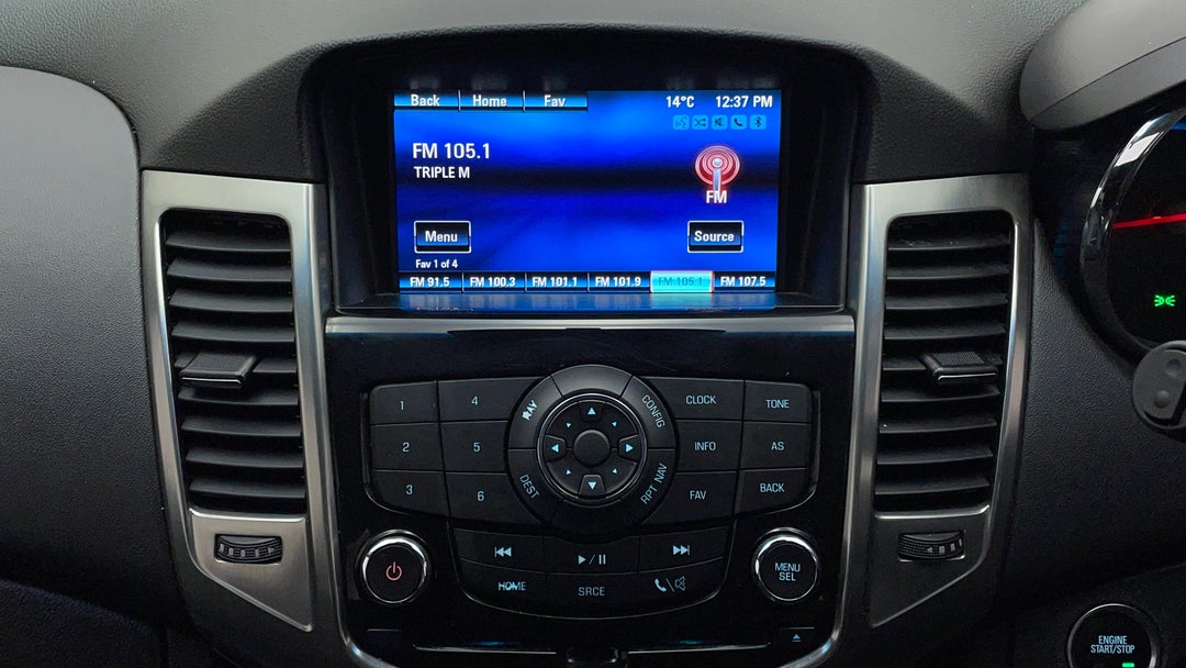 2015 Holden Cruze Sri V, Automatic, 58010 km, Infotainment System