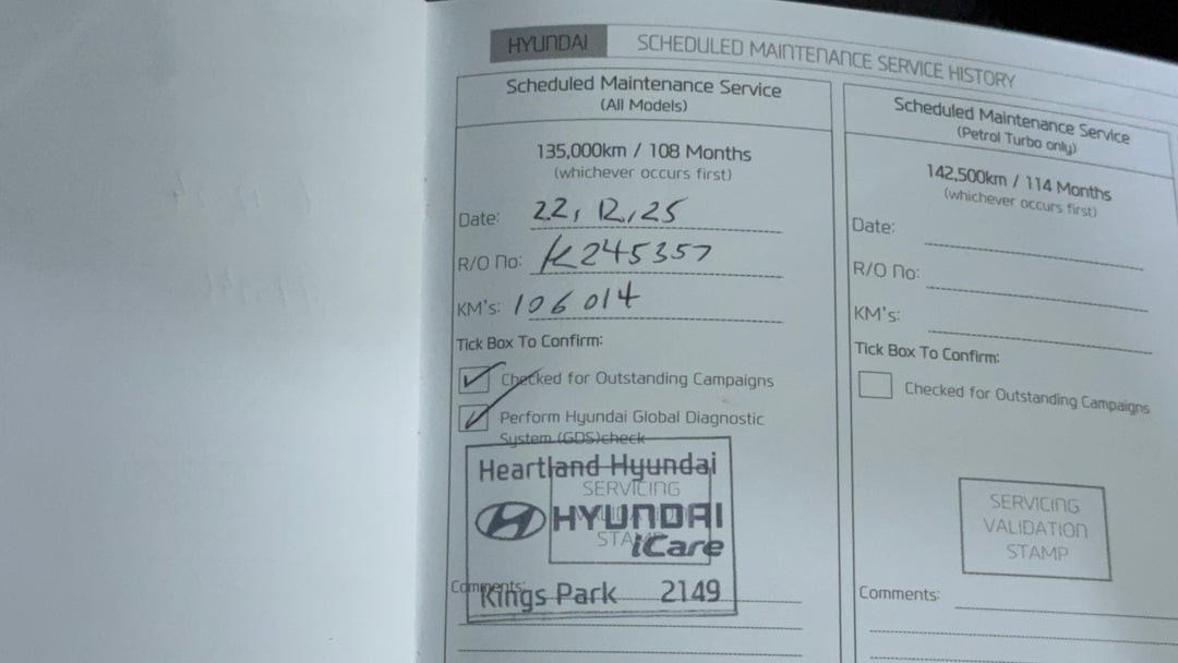 2017 Hyundai Santa Fe Active (4x4), Automatic, 107143 km, Service History