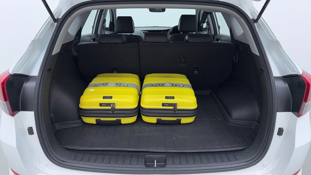 Boot Inside View with Luggage