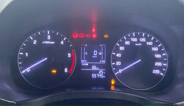 2018 Hyundai Creta 1.6 SX CRDI, Diesel, Manual, 56,324 km, Odometer View