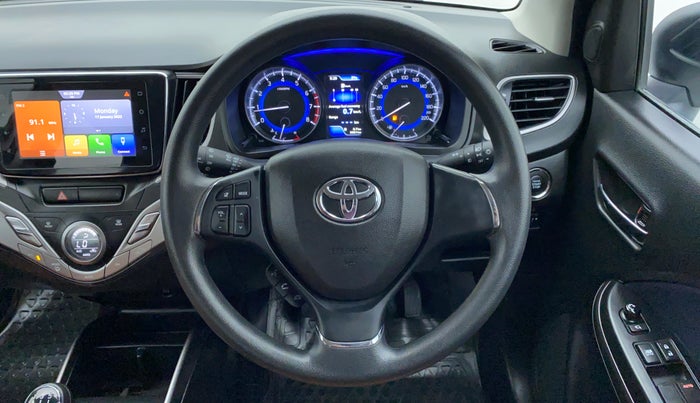 2020 Toyota Glanza G MT PETROL, Petrol, Manual, 8,926 km, Steering Wheel Close Up