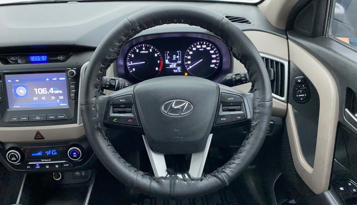 2017 Hyundai Creta 1.6 SX PLUS PETROL, Petrol, Manual, 75,451 km, Steering Wheel Close Up
