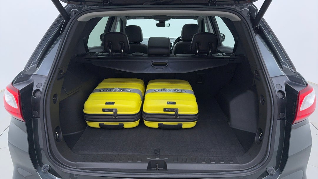 Boot Inside View with Luggage