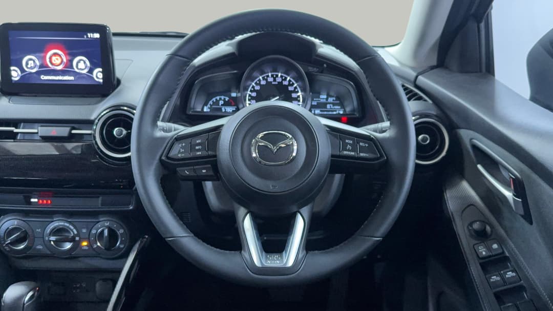 2024 Mazda Mazda2 G15 Pure, Automatic, 5790 km, Steering Wheel Close-up