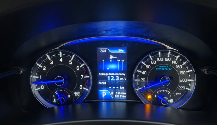 2019 Maruti Ciaz ALPHA 1.5 AT SHVS, Petrol, Automatic, 50,335 km, Odometer Image