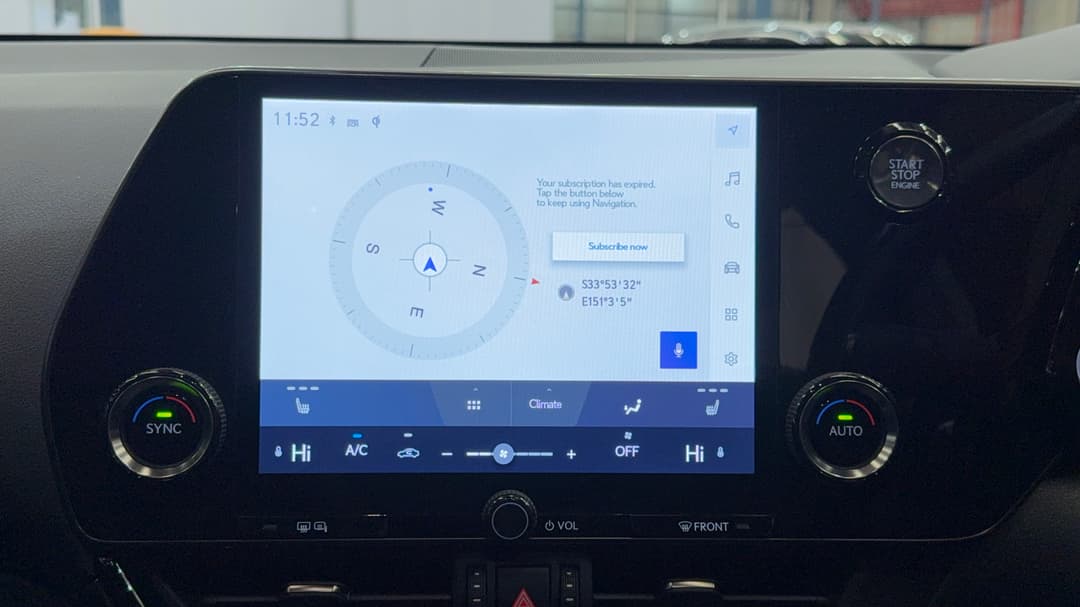 2023 Lexus Nx250 2WD, Automatic, 11670 km, Infotainment System