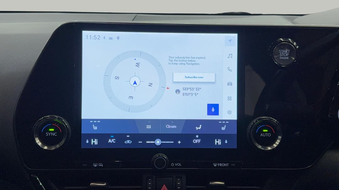 2023 Lexus Nx250 2WD, Automatic, 11670 km, Infotainment System