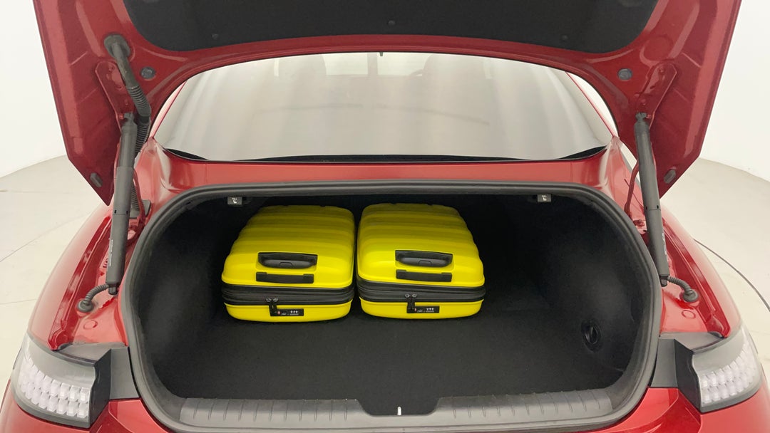 Boot Inside View with Luggage