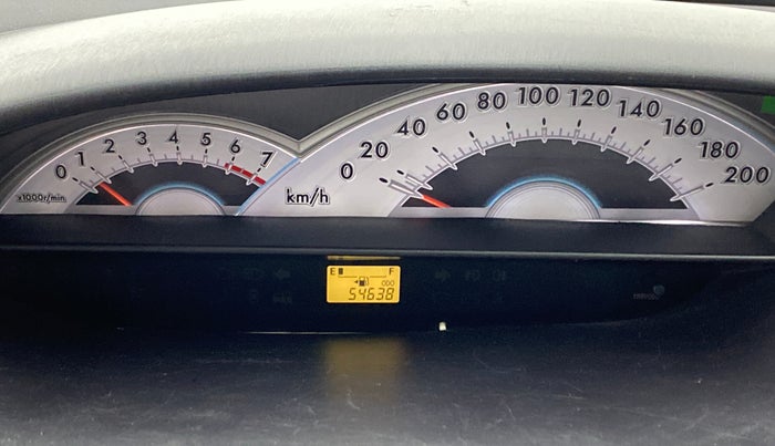 2011 Toyota Etios VX, Petrol, Manual, 54,675 km, Odometer Image