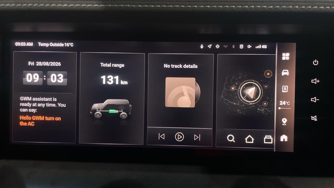 2023 GWM Tank 300 Ultra Hybrid, Automatic, 47112 km, Infotainment System