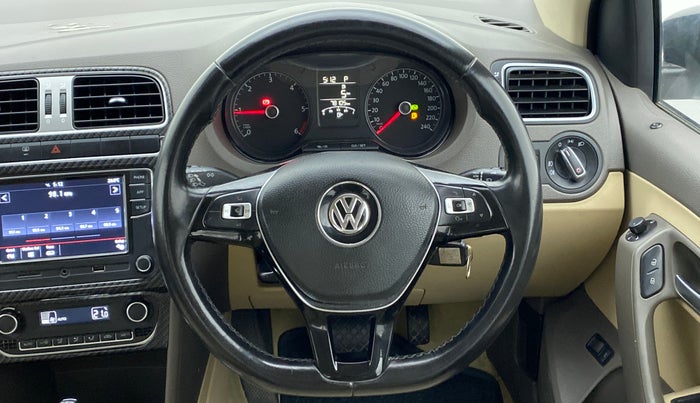2018 Volkswagen Vento HIGHLINE PLUS TDI AT, Diesel, Automatic, 78,629 km, Steering Wheel Close Up