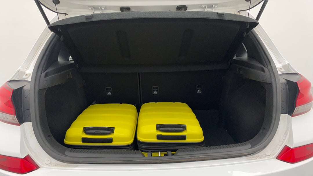 Boot Inside View with Luggage