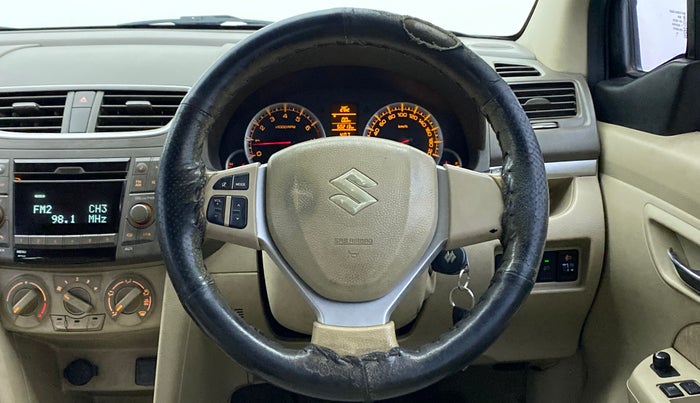 2013 Maruti Ertiga ZXI, Petrol, Manual, 50,227 km, Steering Wheel Close Up