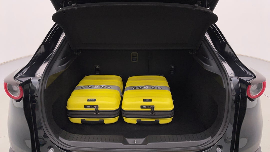 Boot Inside View with Luggage