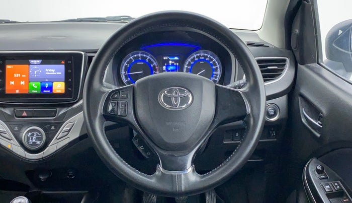 2020 Toyota Glanza G, Petrol, Manual, 49,105 km, Steering Wheel Close Up