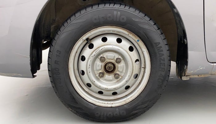 2014 Maruti Wagon R 1.0 LXI, Petrol, Manual, 77,344 km, Left Front Wheel