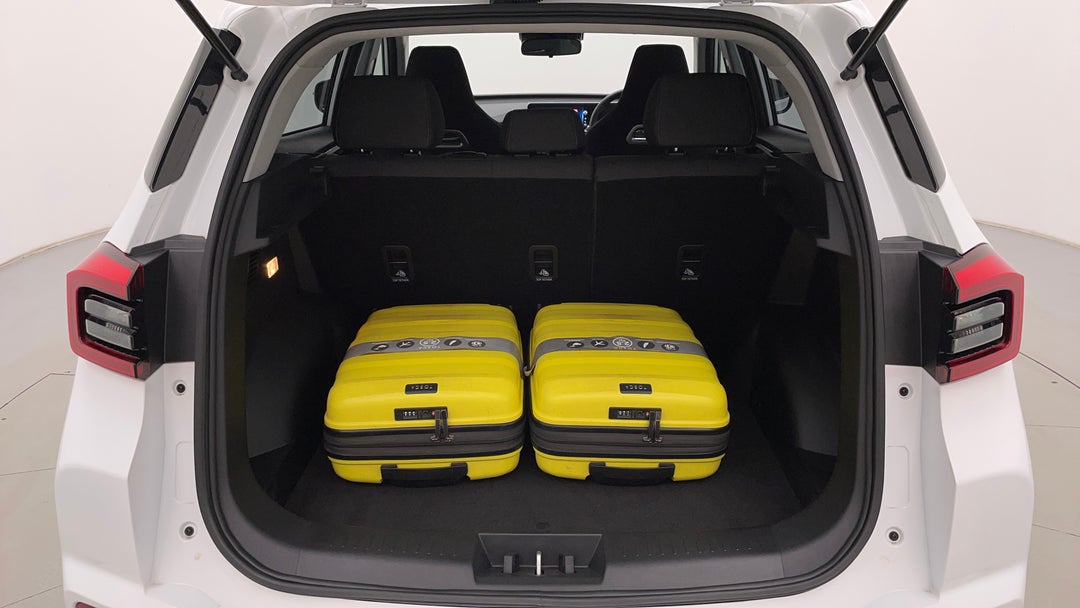 Boot Inside View with Luggage