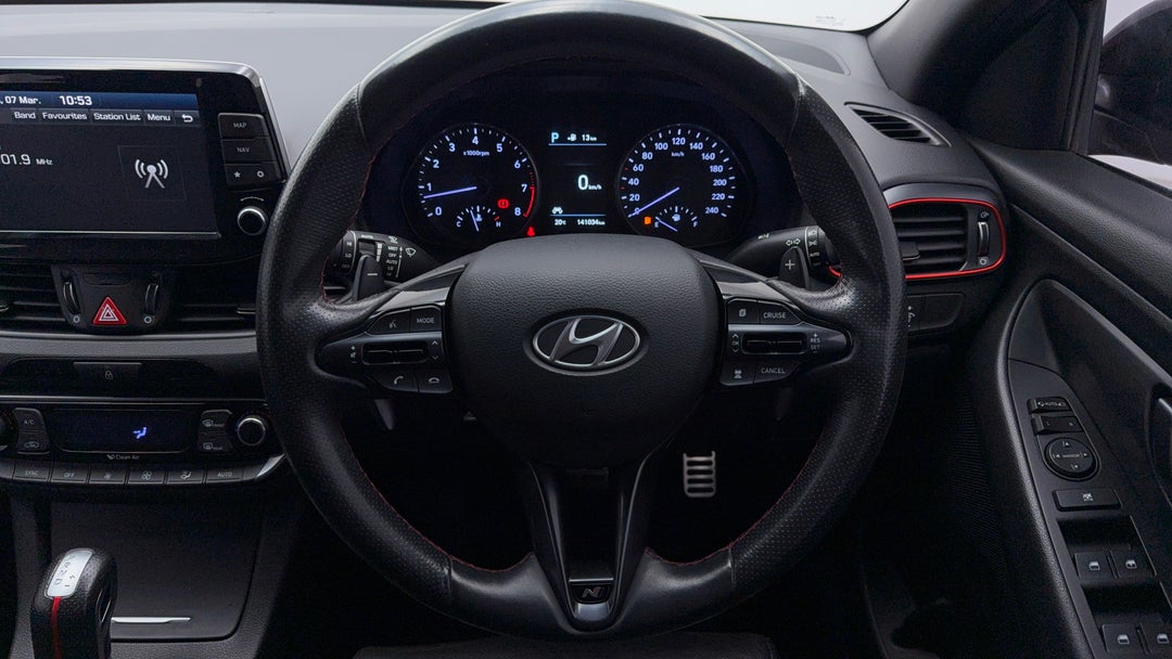 2019 Hyundai i30 N Line, Automatic, 141034 km, Steering Wheel Close-up
