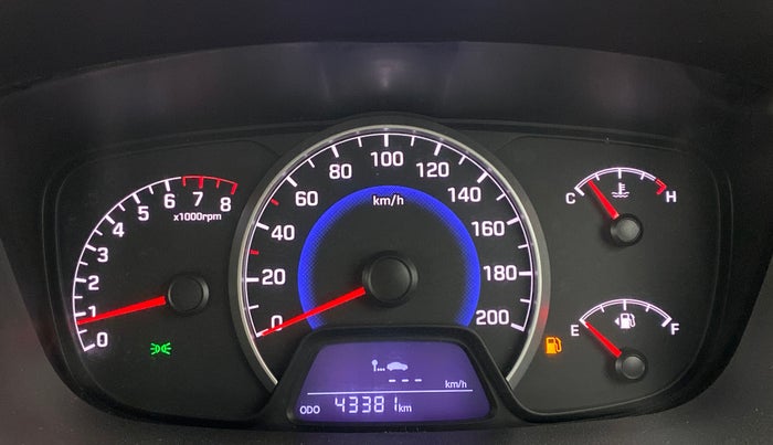2016 Hyundai Grand i10 SPORTZ 1.2 KAPPA VTVT, Petrol, Manual, 43,428 km, Odometer Image