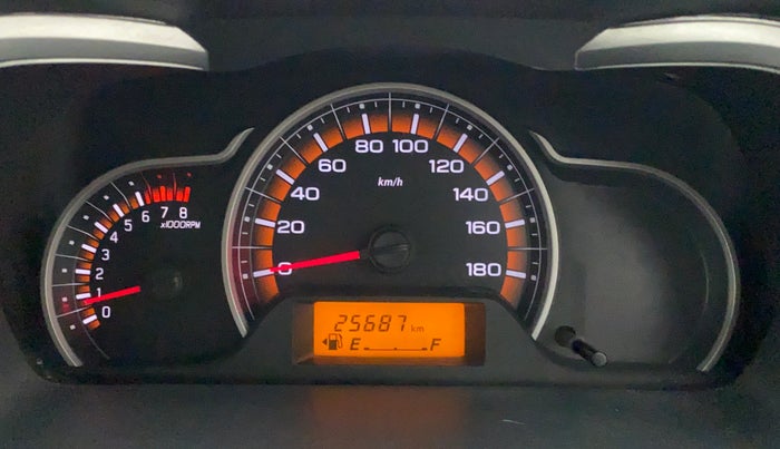 2017 Maruti Alto K10 VXI P, Petrol, Manual, 25,707 km, Odometer Image