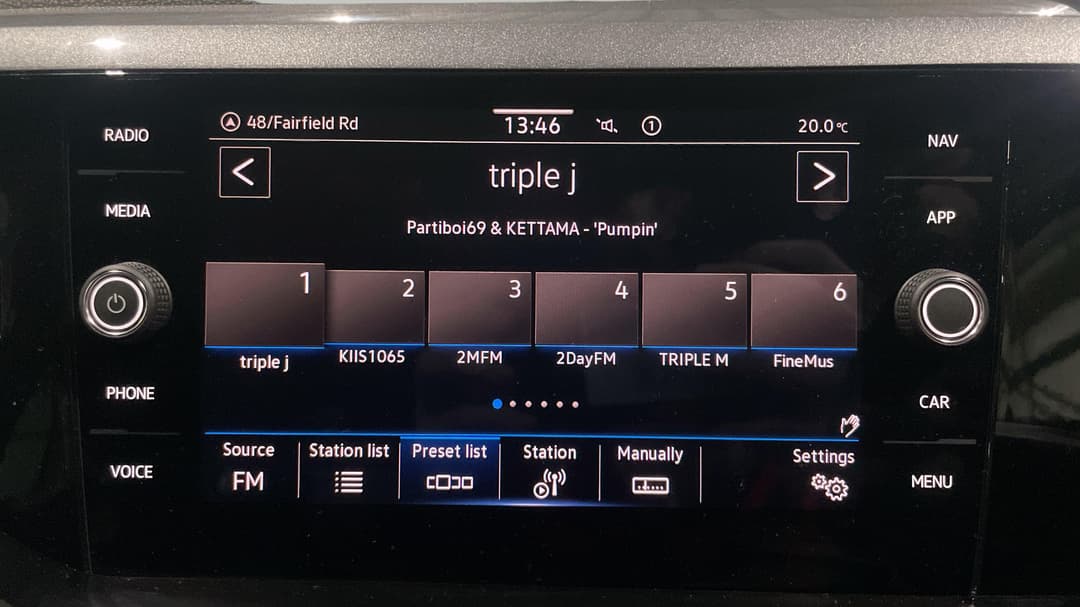 2020 Volkswagen Polo 85tsi Style, Automatic, 40243 km, Infotainment System