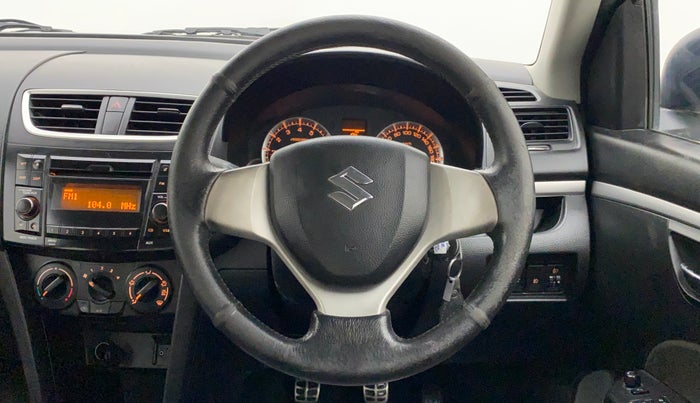 2015 Maruti Swift VXI, Petrol, Manual, 43,286 km, Steering Wheel Close Up