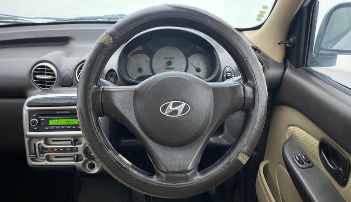 2013 Hyundai Santro Xing GLS PLUS AUDIO, Petrol, Manual, 53,615 km, Steering Wheel Close Up