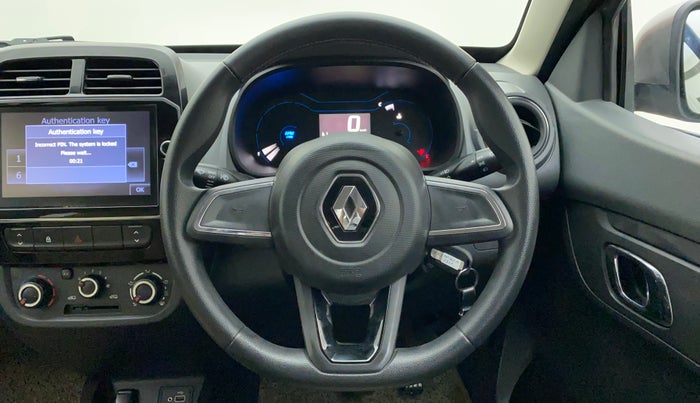 2019 Renault Kwid RXT 1.0 AMT (O), Petrol, Automatic, 5,609 km, Steering Wheel Close Up