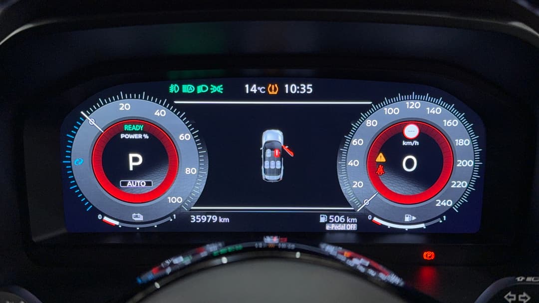 2023 Nissan X-trail Ti (4WD) E-power (hybrid), Automatic, 35979 km, Odometer View