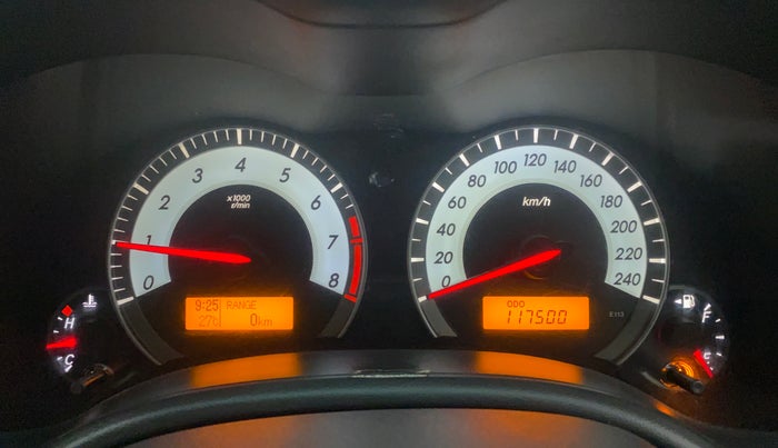 2011 Toyota Corolla Altis G PETROL, CNG, Manual, 1,17,925 km, Odometer Image