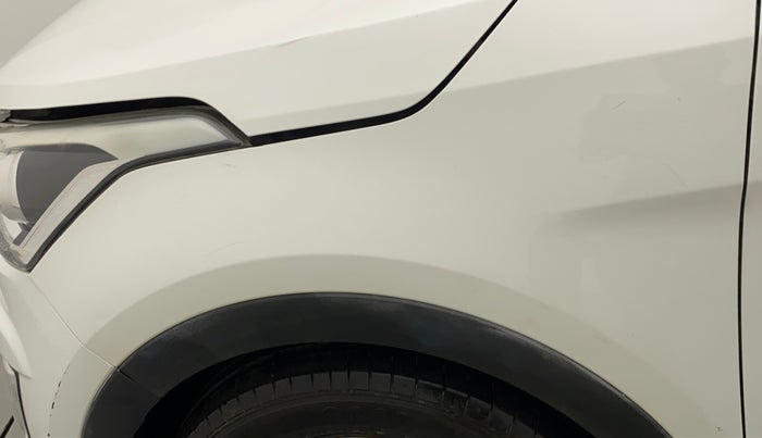2016 Hyundai Creta SX PLUS AT 1.6 PETROL, Petrol, Automatic, 44,794 km, Left fender - Slightly dented