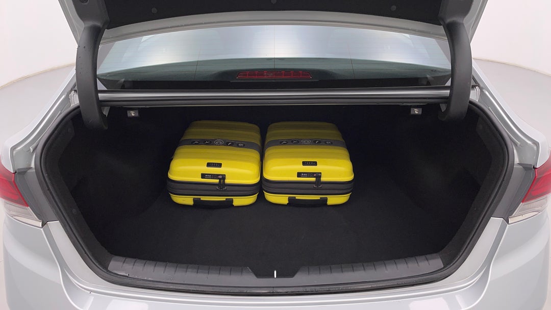 Boot Inside View with Luggage