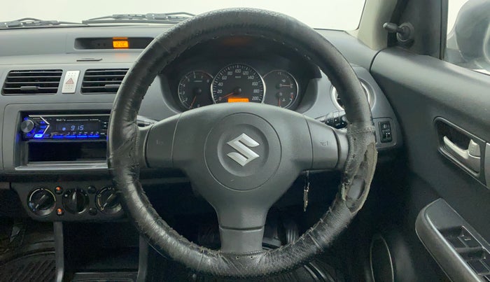 2011 Maruti Swift VXI, Petrol, Manual, 47,552 km, Steering Wheel Close Up