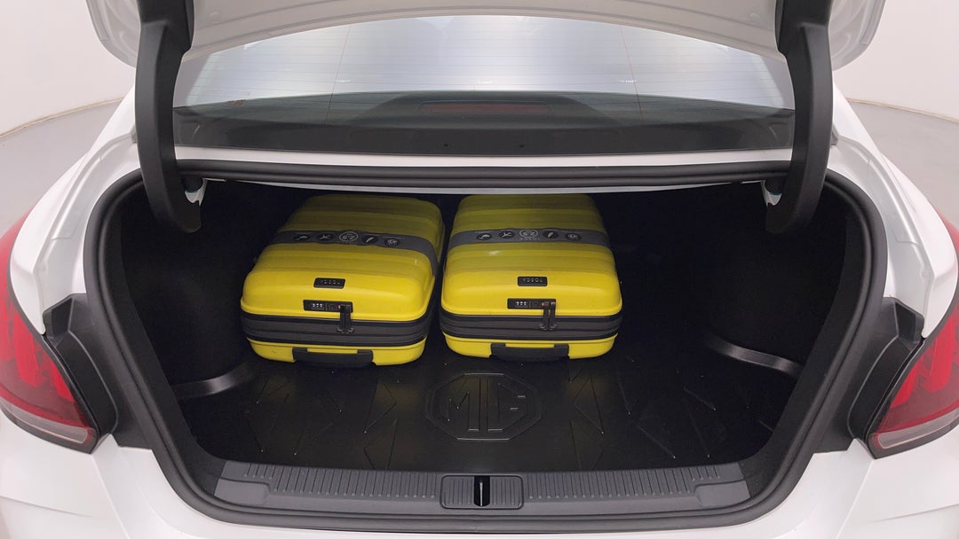 Boot Inside View with Luggage