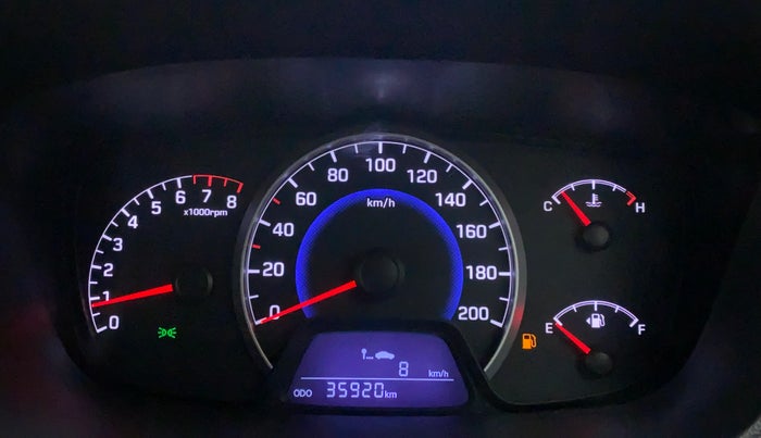 2015 Hyundai Grand i10 SPORTZ 1.2 KAPPA VTVT, Petrol, Manual, 36,285 km, Odometer Image